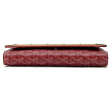 将图像加载到图库查看器中，GOYARD Monte Carlo Red PVC Coated Canvas Wood Size PM
