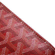 Load image into Gallery viewer, GOYARD Monte Carlo Red PVC Coated Canvas Wood Size PM
