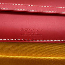 Load image into Gallery viewer, GOYARD Monte Carlo Red PVC Coated Canvas Wood Size PM
