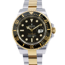 将图像加载到图库查看器中，ROLEX Sea-Dweller W43mm Stainless Steel K18YG Black Dial 126603
