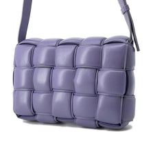 将图像加载到图库查看器中，Bottega Veneta Maxi INTRECCIATO Paddet Cassette Shoulder Bag Purple591970 Lambskin
