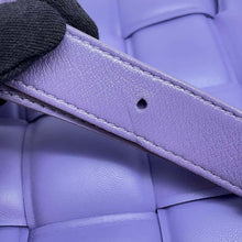 将图像加载到图库查看器中，Bottega Veneta Maxi INTRECCIATO Paddet Cassette Shoulder Bag Purple591970 Lambskin
