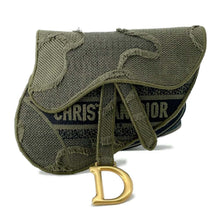 Load image into Gallery viewer, Dior Saddle Waist Bag Khaki S5632CWAH Canvas
