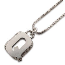 Load image into Gallery viewer, GUCCI Initial Necklace Silver Metal
