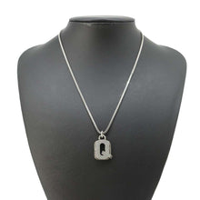 Load image into Gallery viewer, GUCCI Initial Necklace Silver Metal
