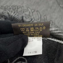 将图像加载到图库查看器中，LOUIS VUITTON Stole Christopher NemethCollaboration GrayMP1605 Cashmere51% Silk49%
