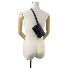 Load image into Gallery viewer, Dior Saddle Waist Bag Black Leather
