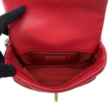 Load image into Gallery viewer, CHANEL CHANEL19 Belt Bag Red AS1163 Lambskin
