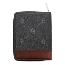 将图像加载到图库查看器中，Berluti Expedition Compact Wallet Black/Brown PVC/Leather
