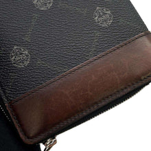 将图像加载到图库查看器中，Berluti Expedition Compact Wallet Black/Brown PVC/Leather
