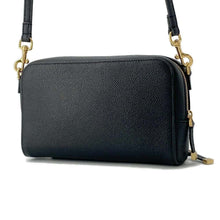 将图像加载到图库查看器中，Dior Karo Double Pouch Shoulder Bag Black S7431UBAE Leather
