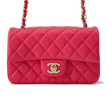 Load image into Gallery viewer, CHANEL Matelasse Single Flap ChainShoulder Bag Pink A69900 Lambskin Size 20
