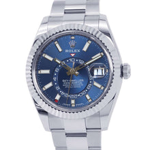 将图像加载到图库查看器中，ROLEX Sky-Dweller W42mm Stainless Steel K18WG Blue Dial 336934
