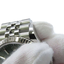 将图像加载到图库查看器中，ROLEX Datejust W36mm Stainless Steel K18WG Mint Green Dial126234
