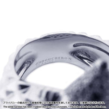 将图像加载到图库查看器中，Boucheron Ellison Large Ring Size 53/#13JRG02231 18K White Gold
