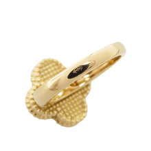 Load image into Gallery viewer, Van Cleef &amp; Arpels Vintage Alhambra Ring Size 48/#8 VCARA41100 18K Yellow Gold
