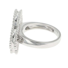 Load image into Gallery viewer, Van Cleef &amp; Arpels Magic Alhambra Ring Size 47/#7 VCARN9WU00 18K White Gold
