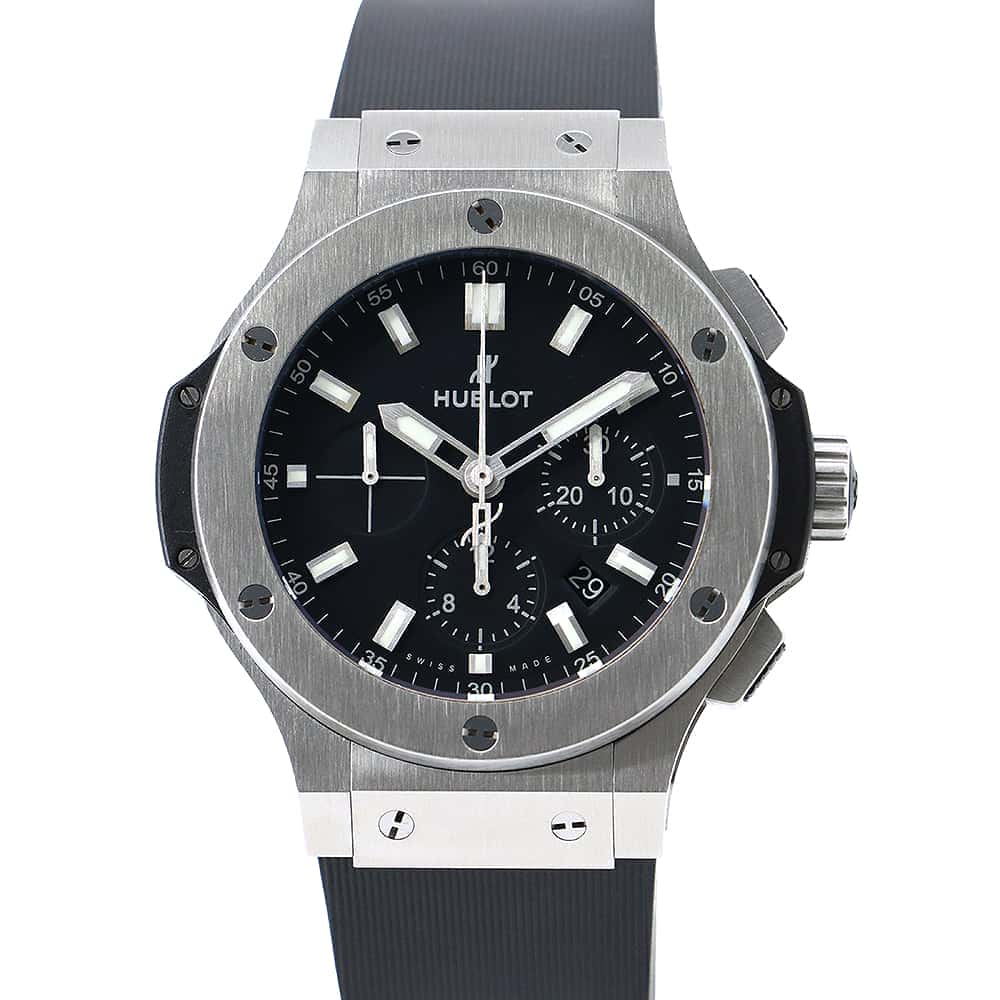 HUBLOT Big Bang W44mm Stainless Steel Rubber Black Dial 301.SX.1170.RX