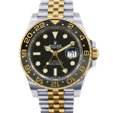 将图像加载到图库查看器中，ROLEX GMT MasterⅡ W40mm Stainless Steel K18YG Black Dial 126713GRNR
