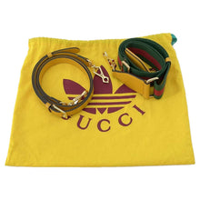 Load image into Gallery viewer, GUCCI Adidas Horsebit1955 Yellow/Black 658574 Leather
