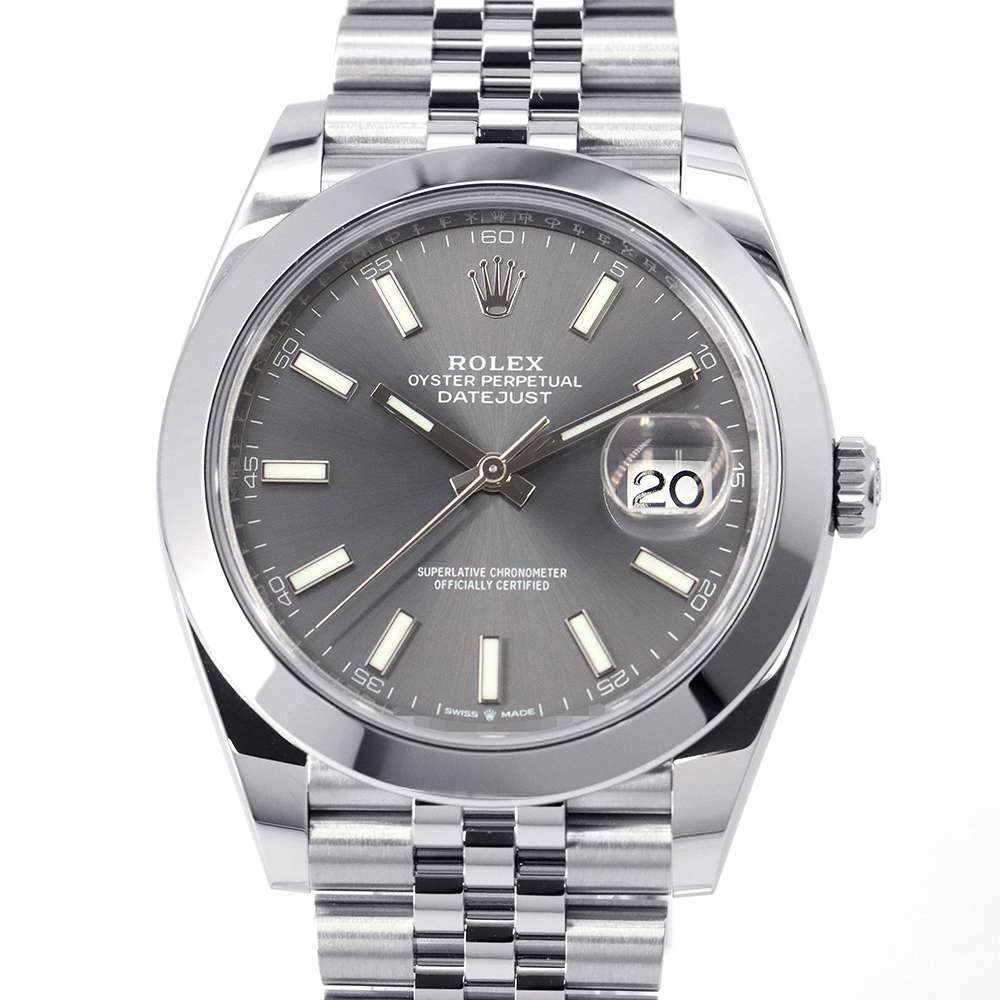 ROLEX Datejust W41mm Stainless Steel Slate Dial126300