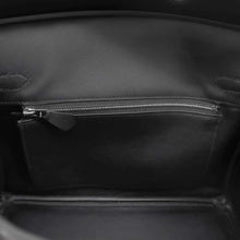 将图像加载到图库查看器中，HERMES Birkin Black Swift Leather Size 25
