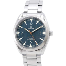 将图像加载到图库查看器中，OMEGA Seamaster Railmaster Master Chronometer W40mm Stainless Steel Blue Dial 220.10.40.20.03.001
