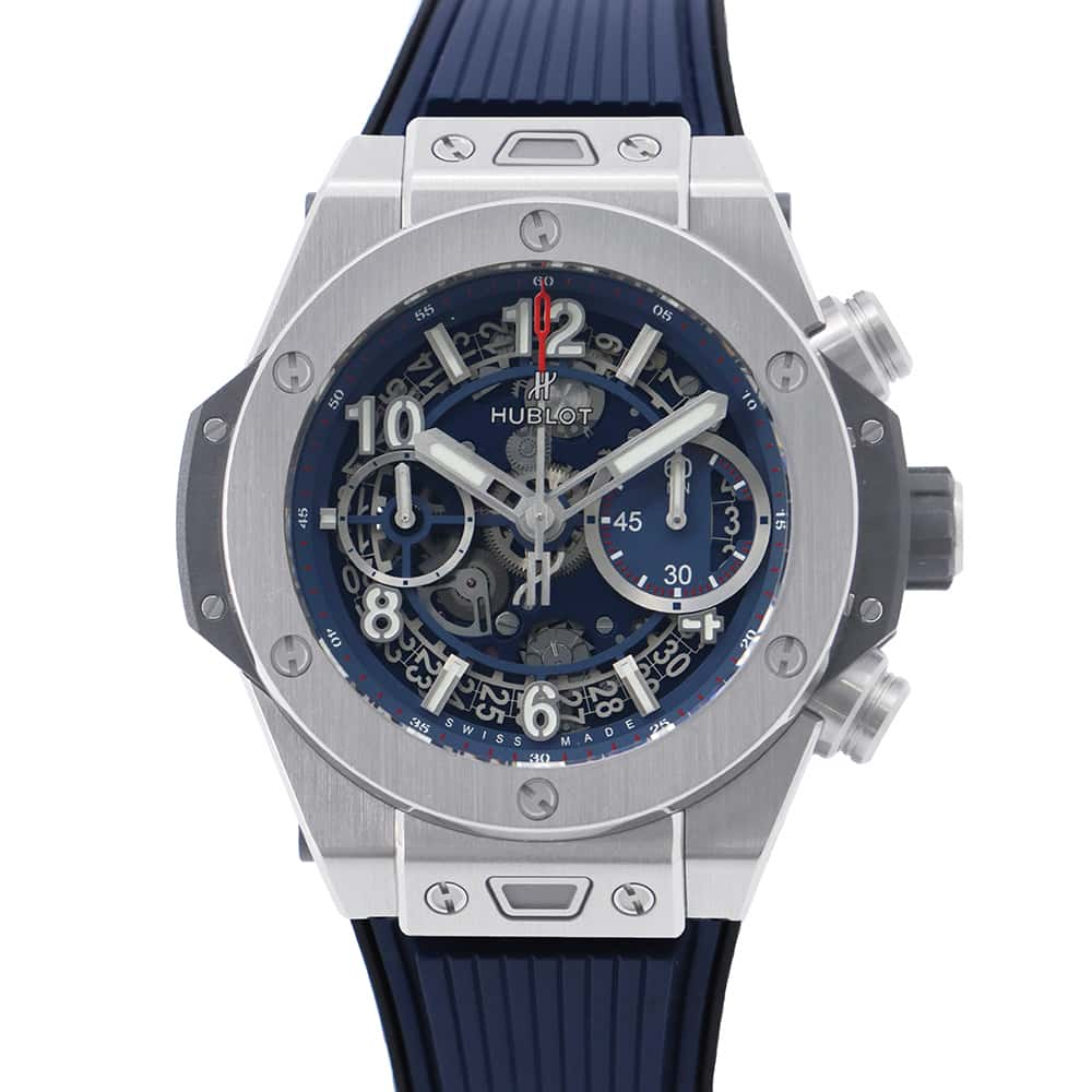 HUBLOT Big Bang Unico W42mm TI Rubber Blue Dial 441.NX.5179.RX