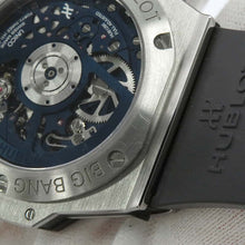 将图像加载到图库查看器中，HUBLOT Big Bang Unico W42mm TI Rubber Blue Dial 441.NX.5179.RX
