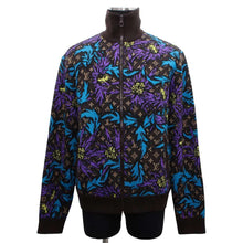 Load image into Gallery viewer, LOUIS VUITTON Monogram Zip-up Knit Jacket Size L Brown/Purple/Blue1AB6H0 Wool 100%
