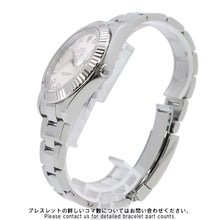 将图像加载到图库查看器中，ROLEX Datejust W41mm Stainless Steel K18WG Silver/10PD Dial 116334G
