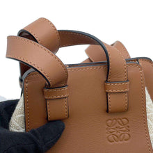 Load image into Gallery viewer, LOEWE hammock Tan/Ecru A538S35X29 Jaguar Leather Size Small
