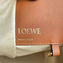 Load image into Gallery viewer, LOEWE hammock Tan/Ecru A538S35X29 Jaguar Leather Size Small
