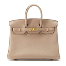 Load image into Gallery viewer, HERMES Birkin Beige Marfa Togo Leather Size 25
