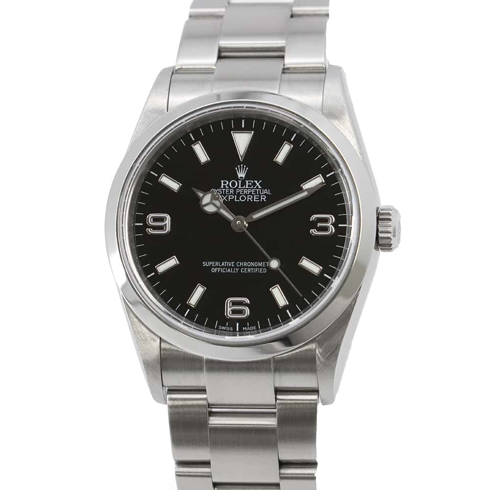 ROLEX Explorer I W36mm Stainless Steel Black Dial 114270