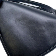 将图像加载到图库查看器中，PRADA Triangle 2wayHandbag Black 1BA315 Leather
