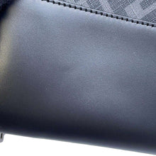 将图像加载到图库查看器中，FENDI Zucca Organizer Shoulder Bag Black/Gray 7M0357 PVC Coated Canvas Leather
