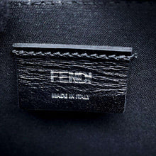 将图像加载到图库查看器中，FENDI Zucca Organizer Shoulder Bag Black/Gray 7M0357 PVC Coated Canvas Leather
