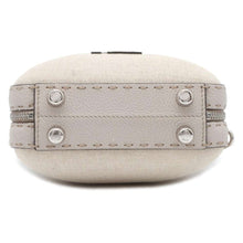 Load image into Gallery viewer, FENDI FF motif 2WAY Shoulder Bag Beige 7VA552 Canvas Leather
