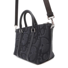 Load image into Gallery viewer, Dior Oblique Weekender 2WAY Shoulder Bag Black1ESPO322YXL_H03E Canvas Leather Size 25
