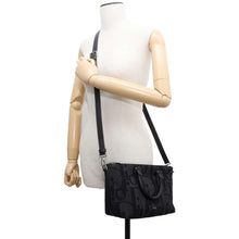 Load image into Gallery viewer, Dior Oblique Weekender 2WAY Shoulder Bag Black1ESPO322YXL_H03E Canvas Leather Size 25
