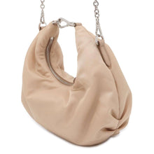 Load image into Gallery viewer, PRADA ChainShoulder Bag Beige 1BH172 Nylon
