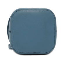 Load image into Gallery viewer, CELINE Cuir Triomphe Small Box Shoulder Bag Blue 199263 Leather
