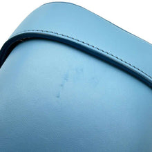 Load image into Gallery viewer, CELINE Cuir Triomphe Small Box Shoulder Bag Blue 199263 Leather
