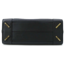 将图像加载到图库查看器中，LOEWE Amazona 2WAY Handbag Black 352.30.N22 Leather Size 36
