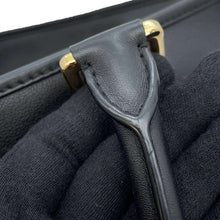 将图像加载到图库查看器中，LOEWE Amazona 2WAY Handbag Black 352.30.N22 Leather Size 36
