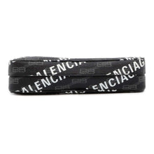 将图像加载到图库查看器中，BALENCIAGA BBMonogram Signature Shoulder Bag Black/White 702723 PVC
