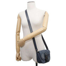 Load image into Gallery viewer, Dior Oblique Saddle Shoulder Bag Tears Collection Navy 2ADCA435DDO CottonDenim Leather
