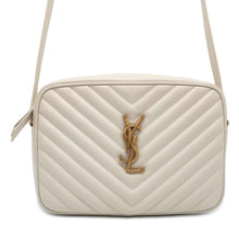 将图像加载到图库查看器中，SAINT LAURENT PARIS Lu Camera Shoulder Bag Ivory 715232 Leather
