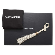 将图像加载到图库查看器中，SAINT LAURENT PARIS Lu Camera Shoulder Bag Ivory 715232 Leather
